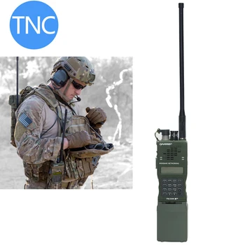 ABBREE AR-15E TNC конектор VHF UHF двулентов 136-174&400-520MHZ антена за Kenwood TK-378 Harris AN / PRC-152 148 Уоки токи