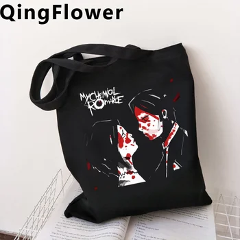 My Chemical Romance пазарска чанта купувач рециклиране чанта чанта платно голяма пазарска чанта sacola сгъваема сак toile