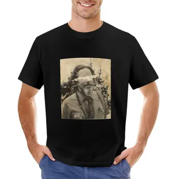 Алън Уотс ретро снимка T тениска хипи дрехи сладки дрехи реколта дрехи аниме мъжки т ризи пакет
