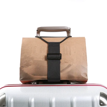 Многоцветен еластичен регулируем багаж каишка превозвач каишка багаж бънджи колани куфар колан пътуване сигурност носят на ремъци