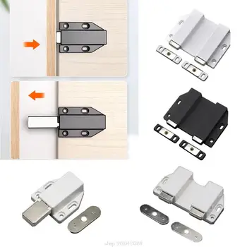 Удобни магнитни сензорни ключалки за кухненски чекмеджета за домашни врати шкафове шкаф Push to Open Lockches Push Catches Dropshipping