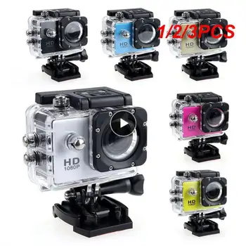 1/2/3PCS камера пластмасова 30M водоустойчива Go Diving Sport Mini DV 1080P видео камера велосипедна каска кола Cam Dvr на открито