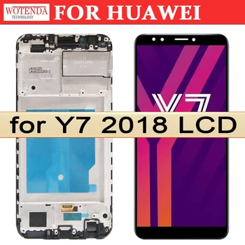 100% оригинален 5.99''Дисплей за Huawei Y7 2018 LDN-L01 LDN-LX3 LCD дисплей сензорен екран дигитайзер ремонт части за Y7 Prime 2018