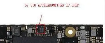 10pcs За 5S U18 акселерометър акселеро ic чип Логическа платка фиксира част