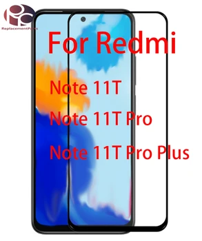 10Pcs сензорен екран LCD подмяна за Redmi Note 11T Pro Plus преден външен стъклен обектив с OCA