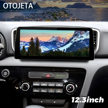 12.3inch широк екран Android 13 кола видео плейър 2Din радио стерео за KIA Sportage R 2019 2020 GPS мултимедия Carplay главата единица