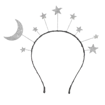 1PC Деликатна звезда Луна лента за коса момиче аксесоар за коса лента за глава декор