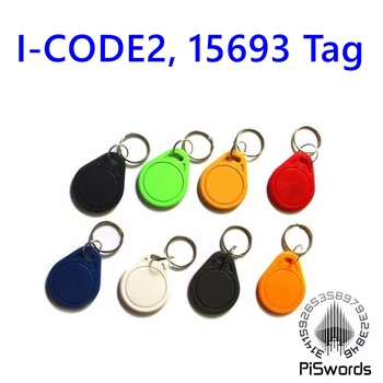 1PCS NFC I-CODE2 13.56MHz RFID IC ключови етикети Keyfobs 15693 система за контрол на достъпа