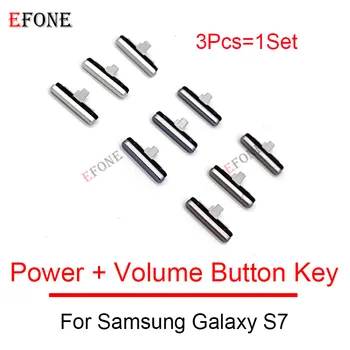1Set за Samsung Galaxy S7 G930 G930F S7 Edge G935 G935F страничен ключ за захранване Бутон за сила на звука Страничен бутон