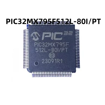 1бр/лот Нов оригинален PIC32MX795F512L-80I/PT QFP100 PIC32MX795F512L PIC32MX795F QFP-100 чипсет 32-битов микроконтролер чип