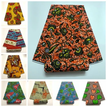 2023 висококачествена анкарска тъкан африкански истински восъчен печат памук 100% tissus восък африкански Висококачествен печат восъчни рокли за жени