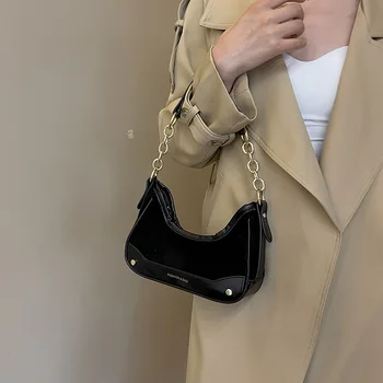 2023 Модерен женски чанта реколта Crossbody чанти за жени PU кожа прост плътен цвят клапа пратеник чанта дизайнер чанти торбичка