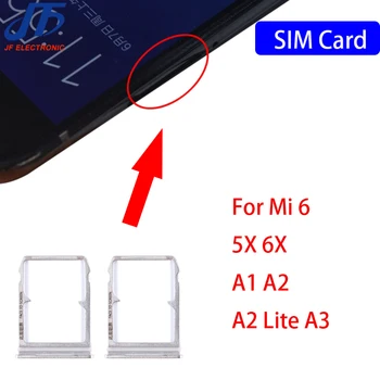 20Pcs SIM карта слот тава притежателя гнездо за Xiaomi за Mi 3 4 4I 5 6 5S 5X 6X A1 A2 A3 PLUS Lite адаптер резервни части