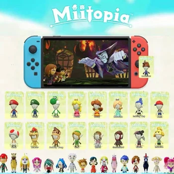 26Pcs MiiTopia дрехи отключване NFC карта за NS превключвател MiiTopia игра мини размер бърза доставка