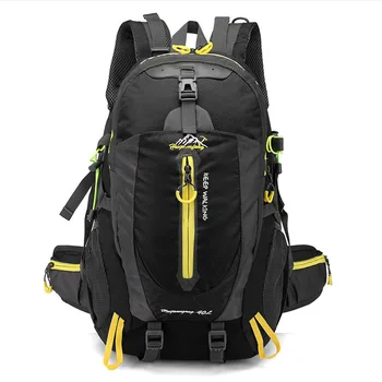 40L Унисекс водоустойчива раница за катерене Пътна чанта за мъже Туризъм на открито Мъжки спортни чанти Алпинизъм Къмпинг раници Мъж