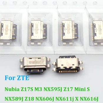 5-10Pcs USB зарядно зарядно устройство за зареждане на док конектор за ZTE Nubia Z17S M3 NX595J Z17 Mini S NX589J Z18 NX606J NX611j X NX616J