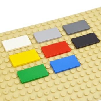 50pcs DIY градивни блокове фигура тухла гладка 2x4 87079 образователна творчески размер съвместим с всички марки играчки за деца