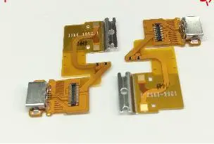 50pcs / партида микро USB зарядно зареждане док порт конектор Flex кабел за Sony таблет Z SGP311 312 321 SGP341 лента