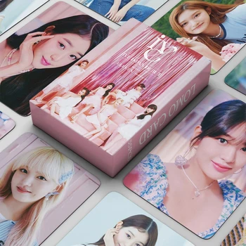 55pcs/set Kpop IVE Албум LOVELY Vocation After Like LOVE DIVE Lomo Cards Ive Eleven Phtocards New Album Photo Fans Collection