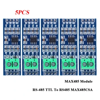 5PCS RS-485 TTL към RS485 MAX485CSA MAX485 5V стабилен MAX485CSA конвертор модул сигнал преобразуване за Arduino микроконтролер MCU