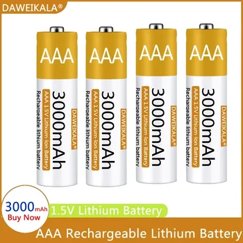 AAA батерия 1.5V литиево-йонна AA акумулаторна батерия 3000mAh AA литиево-йонна батерия за мишка с дистанционно управление малък вентилатор Електрическа играчка