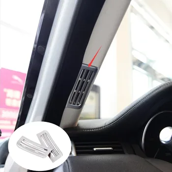 ABS хром интериор на автомобила стълб климатик отдушник изход рамка капак стикер за Land Rover Range Rover Evoque 2012-19