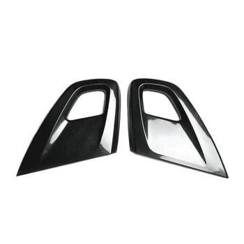 Carbon Fiber Car Interior Door Armrest Pull Handle Protective Cover Trim for Hyundai Veloster 2011-2017 Аксесоари