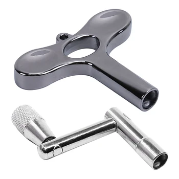 Continuous Motion Speed Key Universal Drum Tuning Key Percussion Drum Hardware Tool + Drum Square Drive Wrench Drum Key