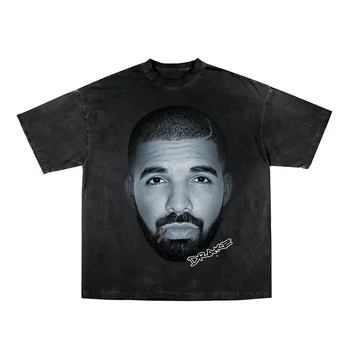 Drizzy Drake Big Face Tshirt Rap Tee men t shirt
