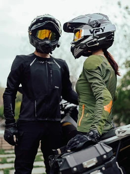 DUHAN Мотоциклетна броня Лятно мото мотокрос защитно яке