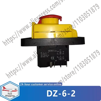 DZ-6-2 5 пина електромагнитни бутонни превключватели старт стоп превключвател