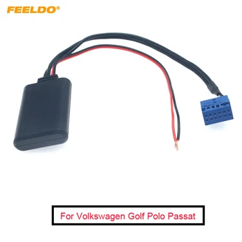 FEELDO Безжичен Bluetooth модул за кола Радио Aux кабел за Volkswagen Golf Polo Passat Music Аудио радио AUX адаптер #CT6273