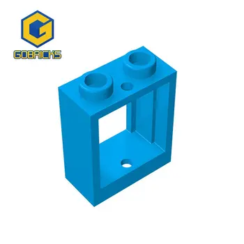 Gobricks GDS-783 рамка 1x2x2 прозорец съвместим с 60592 сглобява строителни блокове части образователни творчески играчки