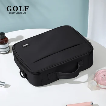 GOLF2023 Нова тоалетна чанта, Мъжка и дамска чанта за грим, Калъф за пътуване, Малка чанта за съхранение, Дамска чанта, Модерна чанта с кръстосано рамо