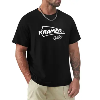 Kramer китари тениска момчета животински печат риза спортен фен тениски тениска за мъже