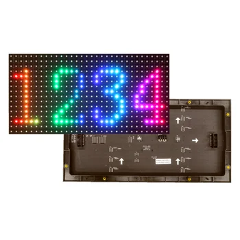 LED дисплей модул безплатна доставка вътрешен P10 SMD RGB пълноцветен 320x160mm 32x16Dots LED матричен панел