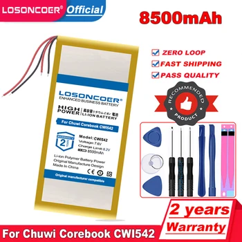 LOSONCOER 8500mAh батерия за Chuwi Corebook CWI542 Tablet PC батерия + безплатни инструменти