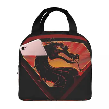 Mortal Kombat изолирани чанти за обяд Resuable пикник чанти термичен охладител обяд кутия обяд мъкна за жена работа деца училище