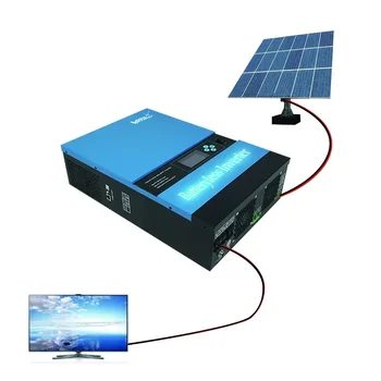 MPPT Off Grid 3k инвертор без батерия500V вход за слънчев панел 24VDC контролер 3000w високочестотен инвертор за захранване