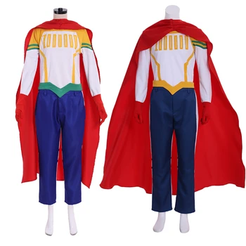 My Hero Academia Mirio Togata Cosplay Costume Bokuno Hero Lemillion Cosplay Suit Cloak Costume Halloween Carnival Outfits