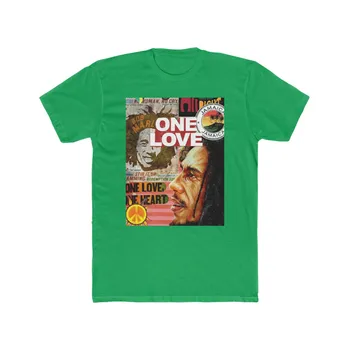 One Love Bob Marley Fly Rasta Мъжка памучна тениска
