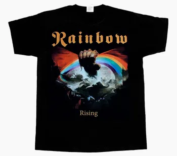 RAINBOW RISING RITCHIE BLACKMORE Подарък за фен черна риза с всички размери TN1197(1)