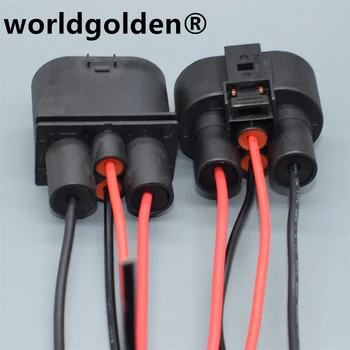 shhworldsea 4 пинов 1J09064 1J0906444 1J0906234 Автоматично окабеляване сензор конектор вентилатор гнездо за VW Passat B7 Tiguan Golf Skoda