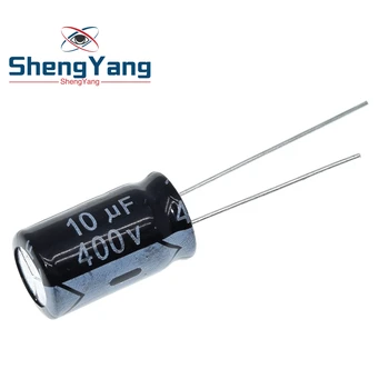  TZT 10PCS Higt качество 400V10UF 10 * 17mm 10UF 400V 10 * 17 електролитен кондензатор