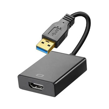 USB към -съвместим адаптер USB 3.0/2.0 към -съвместим адаптер 1080P HD мулти-дисплей видео аудио графичен кабел