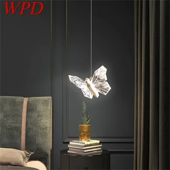 WPD Nordic пеперуда полилей лампи тела съвременни висулка светлини Начало LED за спалня