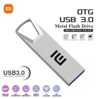 Xiaomi 2TB USB метална флаш памет 1TB 512GB 256GB OTG писалка диск 128GB водоустойчив USB стик високоскоростна флаш карта с памет