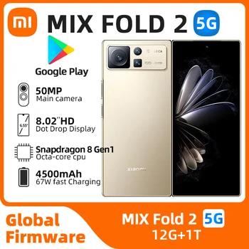 Xiaomi MIX FOLD 2 5g Смарт телефон Snapdragon8+ Gen1 8.02