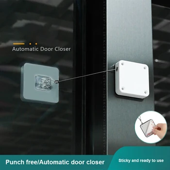 Автоматична сензорна врата за затваряне Без удар Мека затворена врата за домашна плъзгаща се стъклена врата 500/800/1200g Устройство за затваряне на напрежението