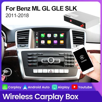 Автомобилна мултимедия Безжичен Carplay За Mercedes Benz ML W166 / GL X166 GLE SLK R172 SL R231 SLC R171 Android Auto BT SiRi Airplay